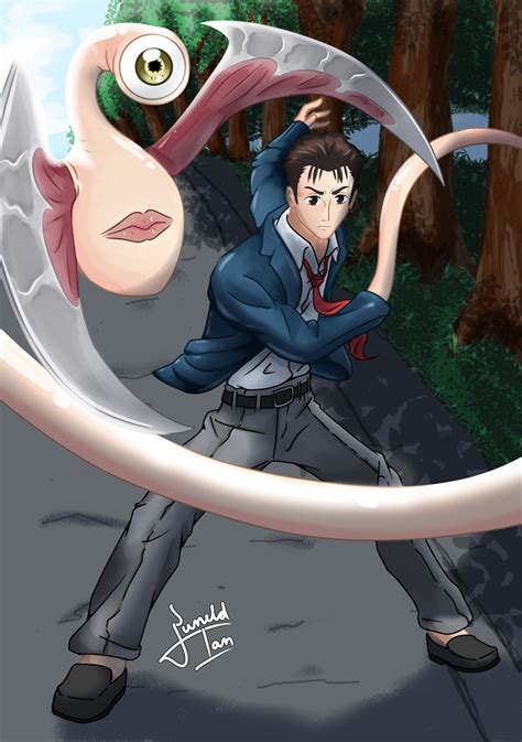 Shinichi and Migi ~Parasyte Lightian - Illustrations ART street