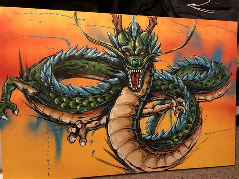 Dragon Ball Shenron Painting Painting Acrylic lifepharmafze.com