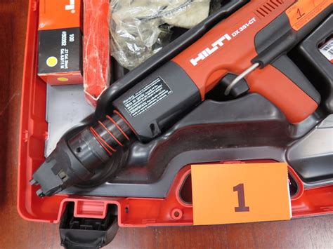 Hilti DX 351-CT Powder Actuated Fastening Tool w/Accessories