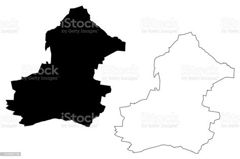 Radom City Map Stock Illustration - Download Image Now - Abstract, Black Color, Boundary - iStock