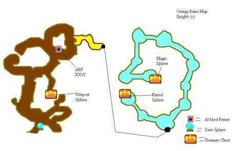 Final Fantasy X Omega Ruins Map Map for PlayStation 2 by Furry Fire Moomba - GameFAQs