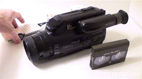 A First Look At A Sony Video 8 Camcorder From 1994 (CCD-FX630) - YouTube