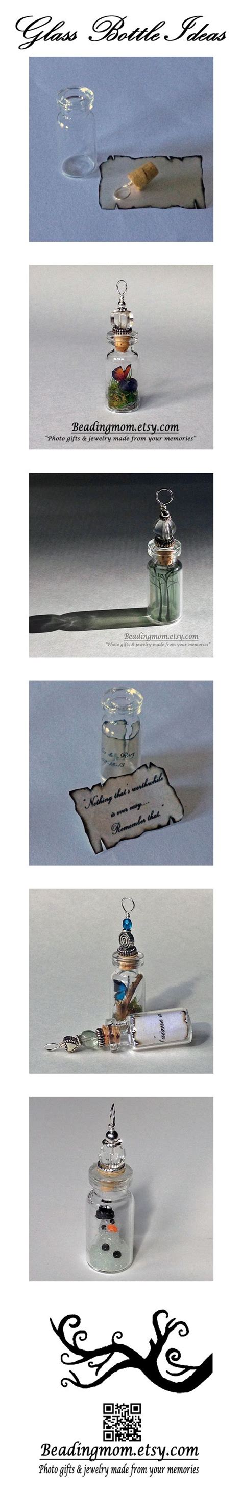 Glass bottle pendant ideas for terrarium, message in a bottle, and DIY ...