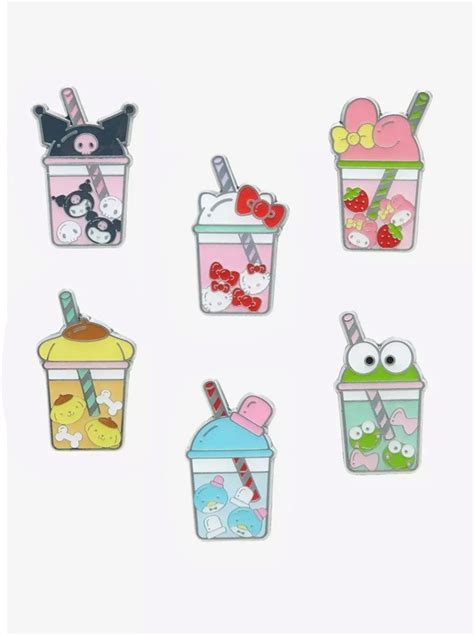 Sanrio Bubble Tea hmv Exclusive Loungefly Blind Box Pins | Pop Culture Accessories | Free ...