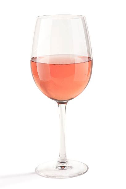 Rose Wine Glass On White Stock Photos, Pictures & Royalty-Free Images ...