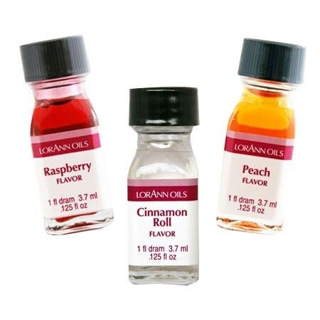 Lorann Candy Flavorings 1 Dram Size Bottles .125 Oz SUPER CONCENTRATED ...