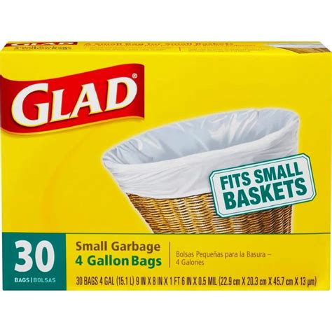 Glad 4 Gal. Small Trash Bags (30-Count) 1258700150