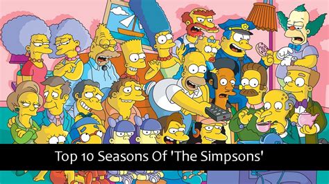 Top 10 Seasons Of 'The Simpsons,' According to IMDB Ratings