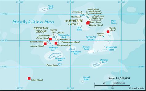 Triton Island upsc | Which islands form a part of Paracel group of Islands?