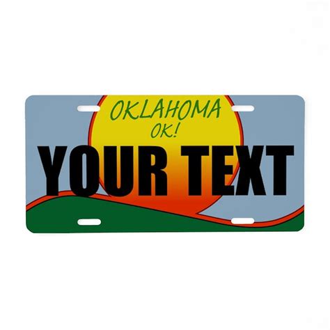 Custom Oklahoma OK! License plate replica by WerewolfSpeedShop