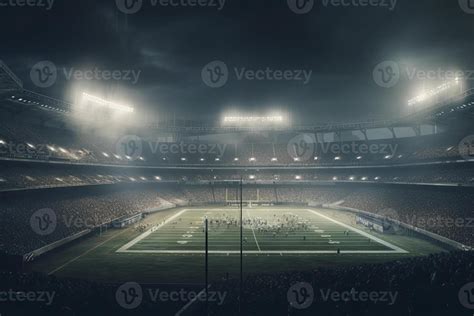 a football stadium at night . 23775914 Stock Photo at Vecteezy