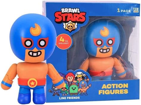 Amazon.com: P.M.I. Brawl Stars Action Figure | One of Four 6.7-Inch ...