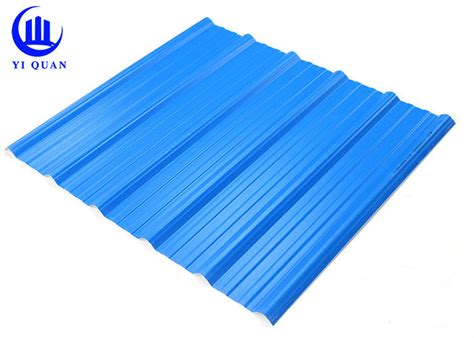 PVC Blue Corrugated Plastic Roofing Tiles Polycarbonate Corrugated Carport Plastic Sheets