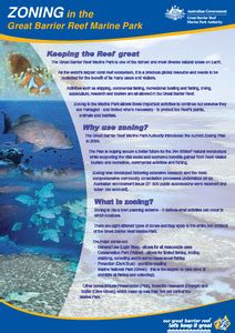 GBRMPA ELibrary: Zoning in the Great Barrier Reef Marine Park brochure 2007