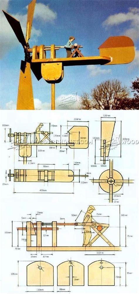 Printable Free Whirligig Plans Web Add Some Movement To Your Yard Or ...