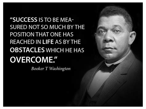 Success is to be Measured By Booker T Washington Motivational Poster ...