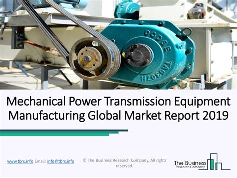 Mechanical Power Transmission Equipment Market Global Analysis and Fo…