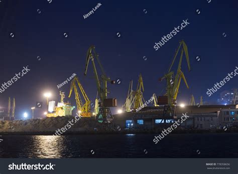 Port Terminal Bulk Cargo Night Time Stock Photo 778358656 | Shutterstock