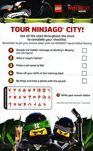 The LEGO Ninjago Movie Alphabet Translator - The Brick Fan