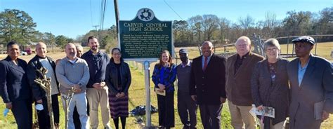 Historical Marker Dedication held Jan. 17 at Carver Middle School ...