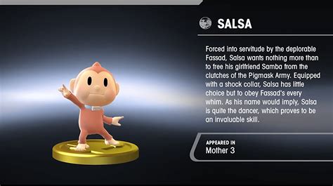 Video: Salsa From Mother 3 Has Been Smashified Into A Trophy | My Nintendo News