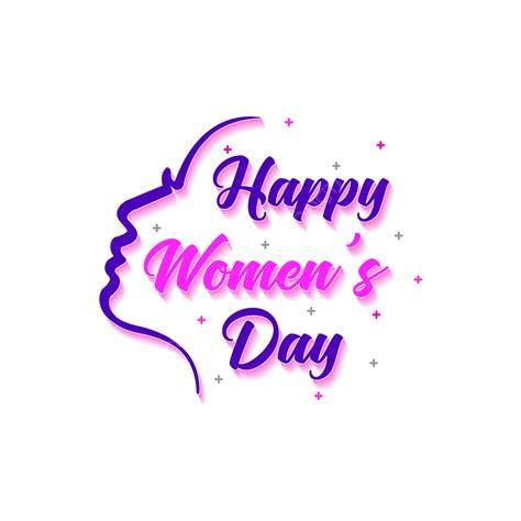 Happy Women Days Vector PNG Images, Happy Womens Day Creative ...