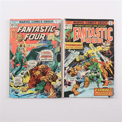 Bronze Age Marvel Comic Books Including The Fantastic Four and Others | EBTH