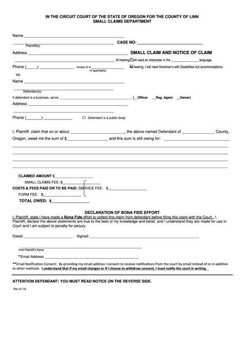 Top 67 Oregon Court Forms And Templates free to download in PDF format