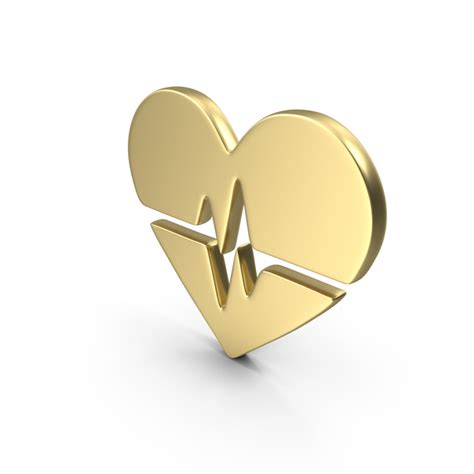 Logo Heart Gold PNG Images & PSDs for Download | PixelSquid - S115974737