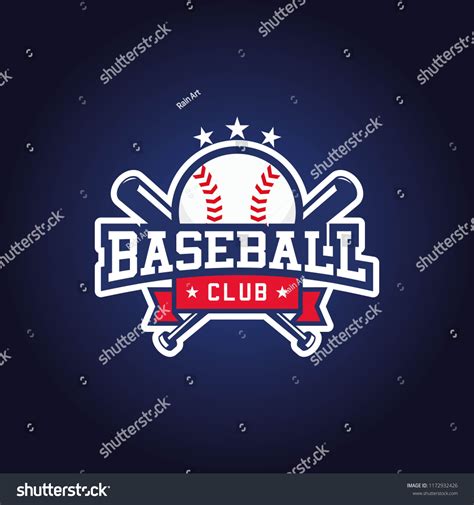 Baseball Logo Design Stock Vector (Royalty Free) 1172932426 | Shutterstock