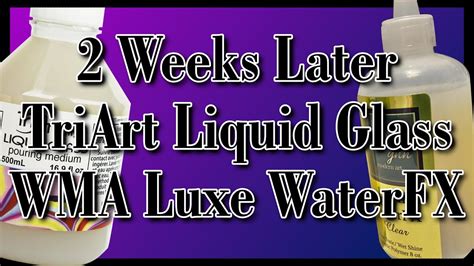 TriArt Liquid Glass Vs Wynn Modern Art Luxe WaterFX - 2 Week Cure Heat ...