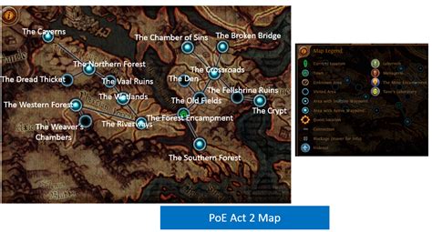 PoE Act 2 Map Guide, Waypoint World Map, Full Walkthrough