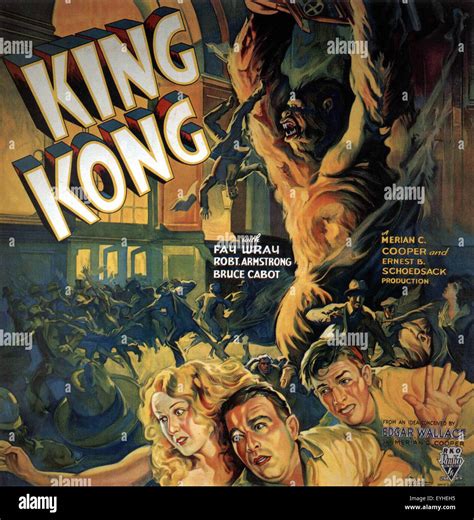 King Kong - 1933 - Movie Poster Stock Photo - Alamy