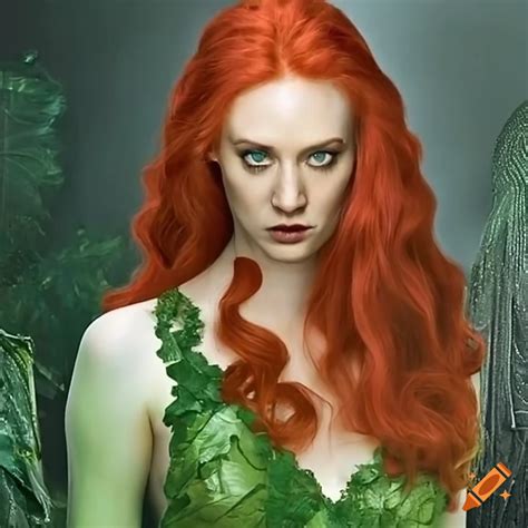 Karen ann woll in poison ivy costume