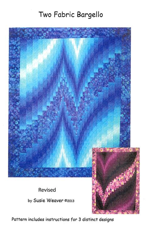 Two Fabric Bargello Quilt