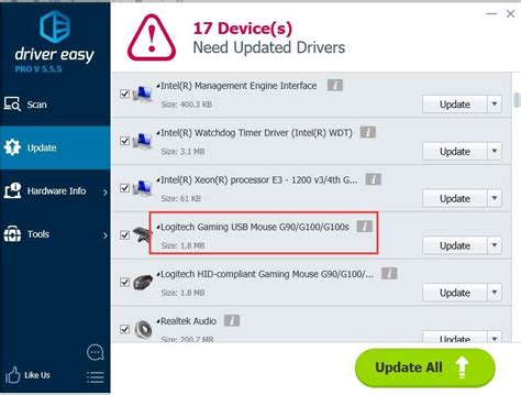 Update Logitech Mouse Drivers in Windows 10. Quickly & Easily - Driver Easy