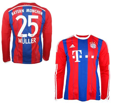 Adidas FC Bayern München Trikot 25 Thomas Müller 2014/15 Herren S/M/L/XL/XXL günstig online ...