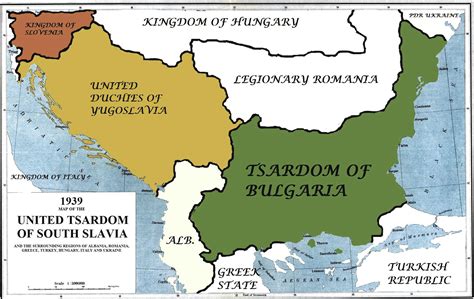 UNITED TSARDOM OF SOUTH SLAVIA (Greater Bulgaria timeline, lore in the ...