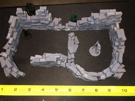 Castle Ruins Walls Wargame Terrain Scenery 28mm D&D 40k Multi | Etsy