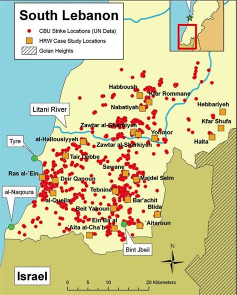 Maps related to Israel-Lebanon War, 2006 - Just World Educational