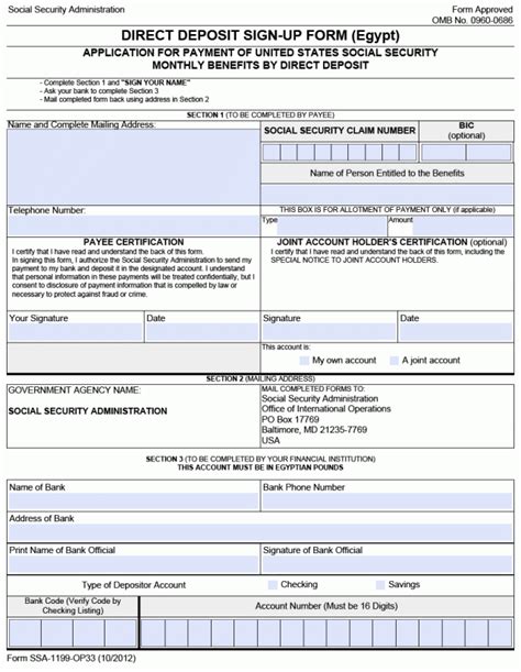 Bank Of America Deposit Slip Printable