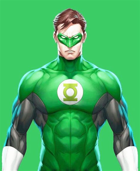 Green Lantern (Justice League Skin #1)(HAL JORDAN) Minecraft Skin