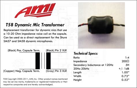 Shure SM57 / SM58 Mods – DIY Recording Equipment