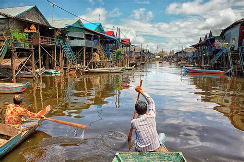 Tonle Sap Floating Village Photograph by David Santiago Garcia - Pixels