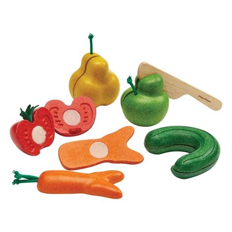 "Ugly" Choppable Fruit and Veggie Toys Plan Toys Toys and Hobbies