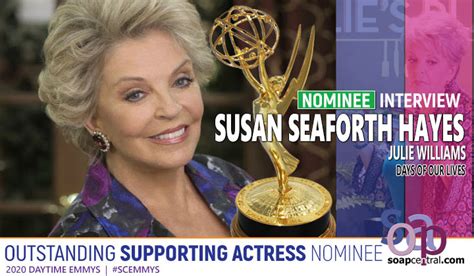 INTERVIEW: Days of our Lives' Susan Seaforth Hayes reacts to her sixth Emmy nomination | DAYS on ...