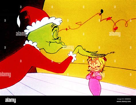 HOW THE GRINCH STOLE CHRISTMAS, The Grinch, Cindy Lou Who, 1966 Stock ...