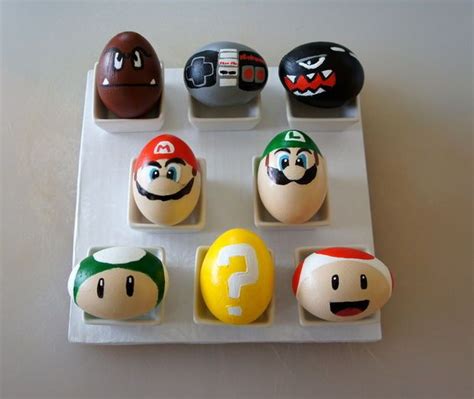 Awesome Super Mario Bros. Easter Eggs!! | Easter egg designs, Creative easter eggs, Cool easter eggs