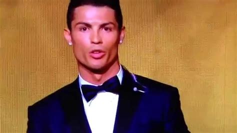 Cristiano Ronaldo Scream During Ballon D'Or Speech Was A Real Madrid ...