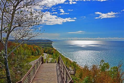 Arcadia Lookout on M-22 | Michigan summer vacation, Michigan travel ...